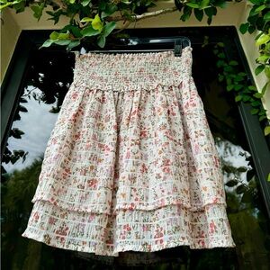 Ambrosia Flowy Floral Skirt by Rails